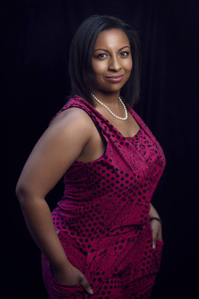 Workshop participant Sharlena after her makeover